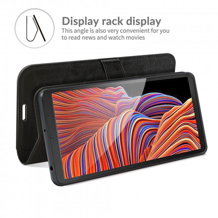 Housse Samsung Galaxy XCover 5 Style Cuir Traditionnel Housse Samsung Galaxy XCover 5 Style Cuir Traditionnel