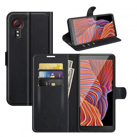 Housse Samsung Galaxy XCover 5 Simili Cuir Traditionnel Housse Samsung Galaxy XCover 5 Simili Cuir Traditionnel