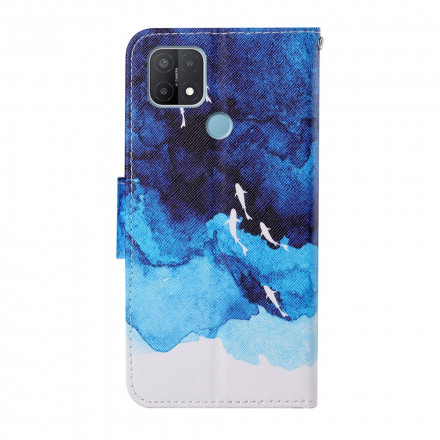 Housse Oppo A15 Mer avec lanière Housse Oppo A15 Mer avec lanière