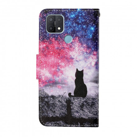 Housse Oppo A15 Histoires de Chat avec Lanière Housse Oppo A15 Histoires de Chat avec Lanière