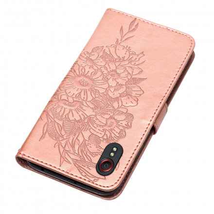 Housse Samsung Galaxy XCover 5 Papillon Design avec Lanière Housse Samsung Galaxy XCover 5 Papillon Design avec Lanière