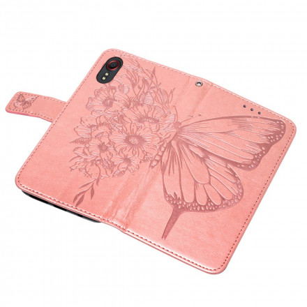 Housse Samsung Galaxy XCover 5 Papillon Design avec Lanière Housse Samsung Galaxy XCover 5 Papillon Design avec Lanière