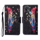 Housse Oppo A15 Plume Colorée à Lanière Housse Oppo A15 Plume Colorée à Lanière