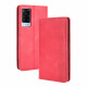 Flip Cover Vivo X60 Effet Cuir Vintage Stylisé Flip Cover Vivo X60 Effet Cuir Vintage Stylisé