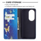 Flip Cover Huawei P50 Pro Papillons Colorés Flip Cover Huawei P50 Pro Papillons Colorés