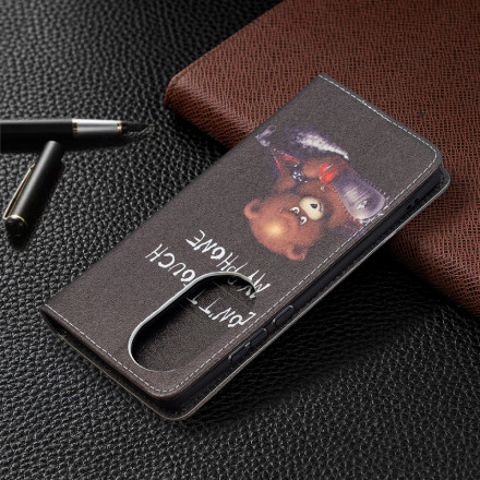 Flip Cover Huawei P50 Pro Ours Dangereux Flip Cover Huawei P50 Pro Ours Dangereux