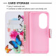 Housse Huawei P50 Pro Papillons et Fleurs Peints Housse Huawei P50 Pro Papillons et Fleurs Peints