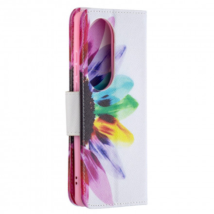 Housse Huawei P50 Pro Fleur Aquarelle Housse Huawei P50 Pro Fleur Aquarelle