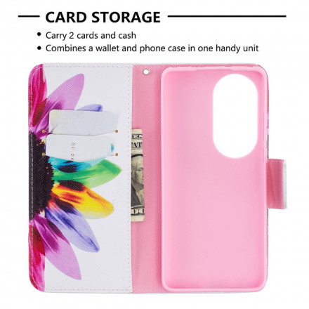 Housse Huawei P50 Pro Fleur Aquarelle Housse Huawei P50 Pro Fleur Aquarelle
