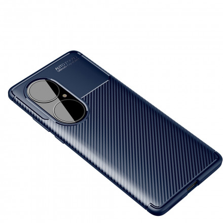 Coque Huawei P50 ProTexture Fibre Carbone Flexible Coque Huawei P50 ProTexture Fibre Carbone Flexible