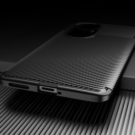 Coque Huawei P50 ProTexture Fibre Carbone Flexible Coque Huawei P50 ProTexture Fibre Carbone Flexible