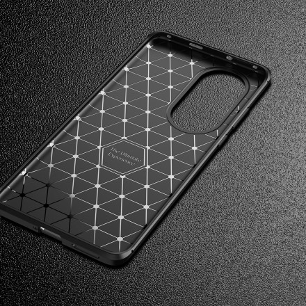 Coque Huawei P50 ProTexture Fibre Carbone Flexible Coque Huawei P50 ProTexture Fibre Carbone Flexible