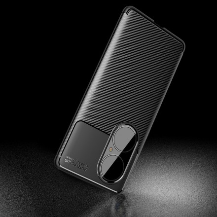 Coque Huawei P50 ProTexture Fibre Carbone Flexible Coque Huawei P50 ProTexture Fibre Carbone Flexible