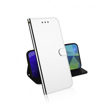 Housse Huawei P50 Pro Simili Cuir Couverture MIroir Housse Huawei P50 Pro Simili Cuir Couverture MIroir