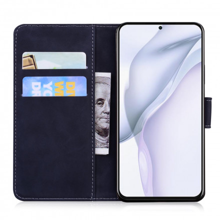 Housse Huawei P50 Pro Style Cuir Vintage Couture Housse Huawei P50 Pro Style Cuir Vintage Couture