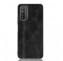 Coque Honor 10x Lite Effet Cuir Couture