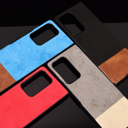 Coque Samsung Galaxy Z Fold2 Simili Cuir Bicolore Coque Samsung Galaxy Z Fold2 Simili Cuir Bicolore