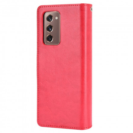 Housse Samsung Galaxy Z Fold2 Simili Cuir Flashy Housse Samsung Galaxy Z Fold2 Simili Cuir Flashy