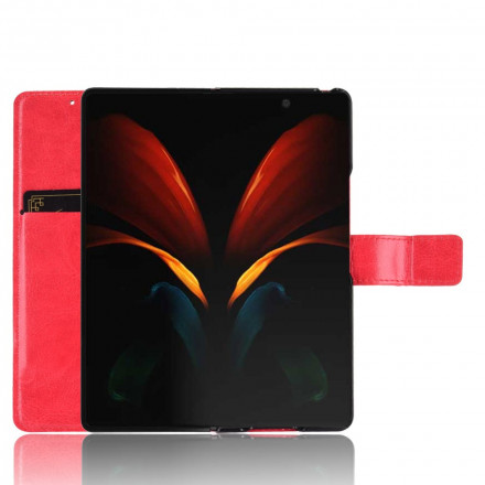 Housse Samsung Galaxy Z Fold2 Simili Cuir Flashy Housse Samsung Galaxy Z Fold2 Simili Cuir Flashy