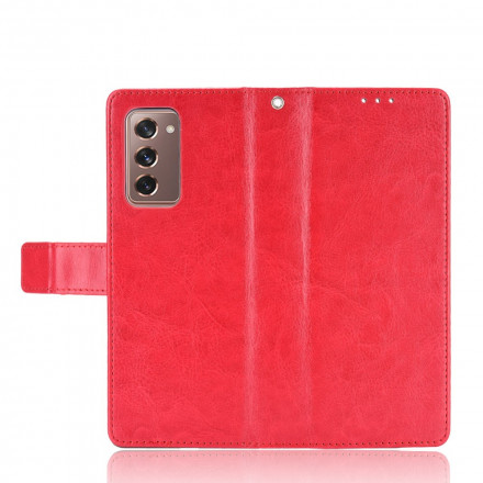 Housse Samsung Galaxy Z Fold2 Simili Cuir Flashy Housse Samsung Galaxy Z Fold2 Simili Cuir Flashy