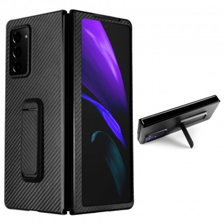 Coque Samsung Galaxy Z Fold2 Texturée avec Support Mains Libres Coque Samsung Galaxy Z Fold2 Texturée avec Support Mains Libres