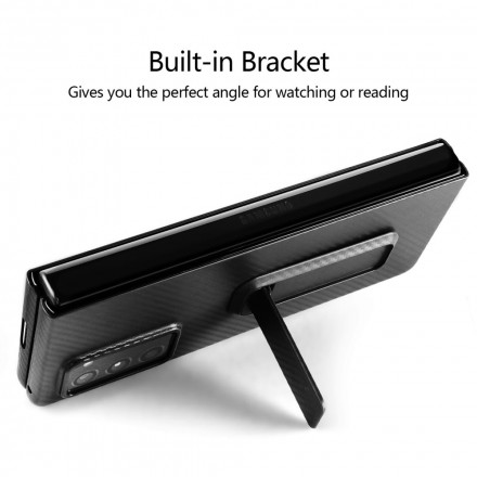 Coque Samsung Galaxy Z Fold2 Texturée avec Support Mains Libres Coque Samsung Galaxy Z Fold2 Texturée avec Support Mains Libres