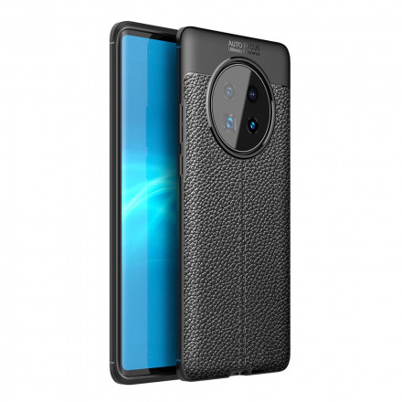 Coque Huawei Mate 40 Pro Effet Cuir Litchi Double line