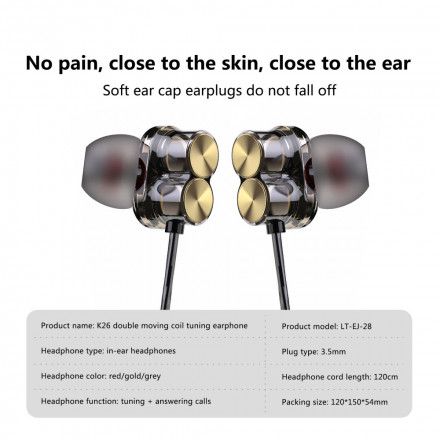 Écouteurs Intra-Auriculaires LETANG Écouteurs Intra-Auriculaires LETANG
