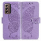 Housse Samsung Galaxy Z Fold2 Papillon Design avec Lanière