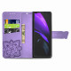 Housse Samsung Galaxy Z Fold2 Papillon Design avec Lanière