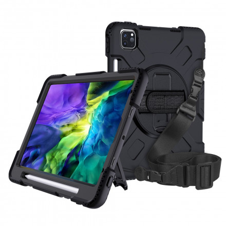 Coque iPad Pro 11" Style Bumper avec Sangle, Bandoulière et Porte-Stylet Coque iPad Pro 11" Style Bumper avec Sangle, Bandoulière et Porte-Stylet