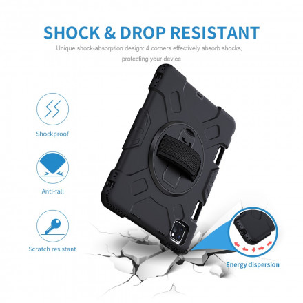 Coque iPad Pro 11" Style Bumper avec Sangle, Bandoulière et Porte-Stylet Coque iPad Pro 11" Style Bumper avec Sangle, Bandoulière et Porte-Stylet