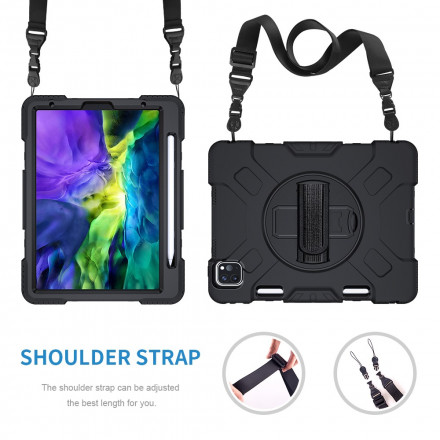 Coque iPad Pro 11" Style Bumper avec Sangle, Bandoulière et Porte-Stylet Coque iPad Pro 11" Style Bumper avec Sangle, Bandoulière et Porte-Stylet