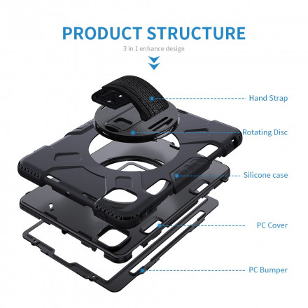 Coque iPad Pro 11" Style Bumper avec Sangle, Bandoulière et Porte-Stylet Coque iPad Pro 11" Style Bumper avec Sangle, Bandoulière et Porte-Stylet
