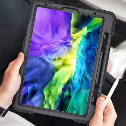 Coque iPad Pro 11" Style Bumper avec Sangle, Bandoulière et Porte-Stylet Coque iPad Pro 11" Style Bumper avec Sangle, Bandoulière et Porte-Stylet