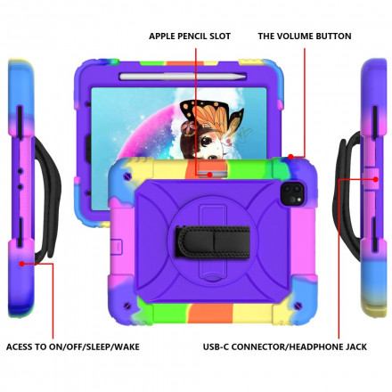 Coque iPad Pro 11" (2021) (2020) (2018) Sangle et Bandoulière Colors Coque iPad Pro 11" (2021) (2020) (2018) Sangle et Bandoulière Colors