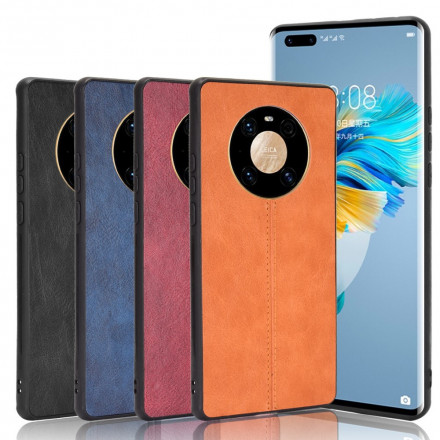 Coque Huawei Mate 40 pro Effet Cuir Couture