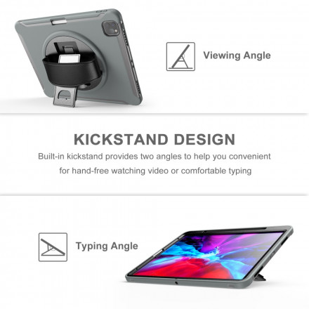 Coque iPad Pro 12.9" (2021) (2020) (2019) Sangle, Support et Porte-Stylet Coque iPad Pro 12.9" (2021) (2020) (2019) Sangle, Support et Porte-Stylet