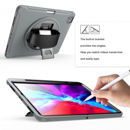 Coque iPad Pro 12.9" (2021) (2020) (2019) Sangle, Support et Porte-Stylet Coque iPad Pro 12.9" (2021) (2020) (2019) Sangle, Support et Porte-Stylet