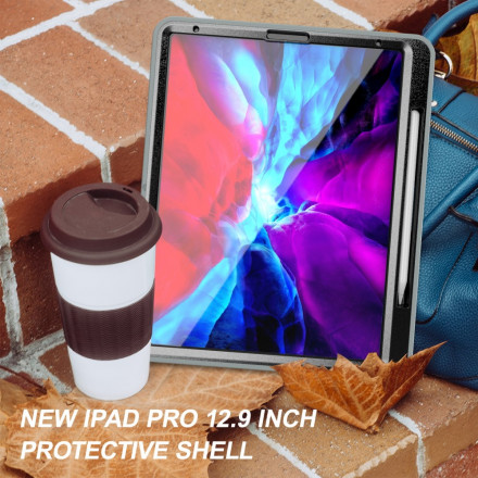 Coque iPad Pro 12.9" (2021) (2020) (2019) Sangle, Support et Porte-Stylet Coque iPad Pro 12.9" (2021) (2020) (2019) Sangle, Support et Porte-Stylet