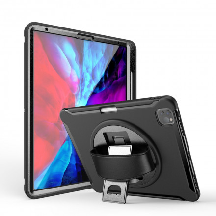Coque iPad Pro 12.9" (2021) (2020) (2019) Sangle, Support et Porte-Stylet