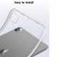 Coque iPad Pro 12.9" (2021) (2020) (2018) Silicone Transparent Coque iPad Pro 12.9" (2021) (2020) (2018) Silicone Transparent