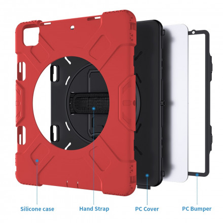 Coque iPad Pro 12.9" (2021) (2020) (2018) Support, Sangle et Bandoulière Coque iPad Pro 12.9" (2021) (2020) (2018) Support, Sangle et Bandoulière