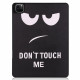 Smart Case iPad Pro 12.9" (2021) Porte-Stylet Don't Touch Me