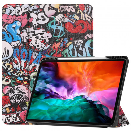 Smart Case iPad Pro 12.9" (2021) Porte-Stylet Graffitis