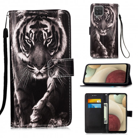 Housse Samsung Galaxy M12 / A12 Tigre de Nuit