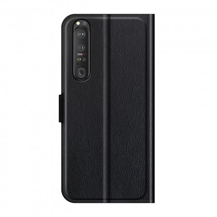Housse Sony Xperia 1 III Effet Litchi Classique Housse Sony Xperia 1 III Effet Litchi Classique