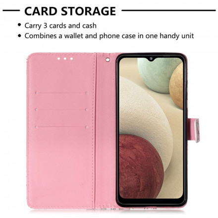 Housse Samsung Galaxy A12 / M12 Papillons Rouges Housse Samsung Galaxy A12 / M12 Papillons Rouges