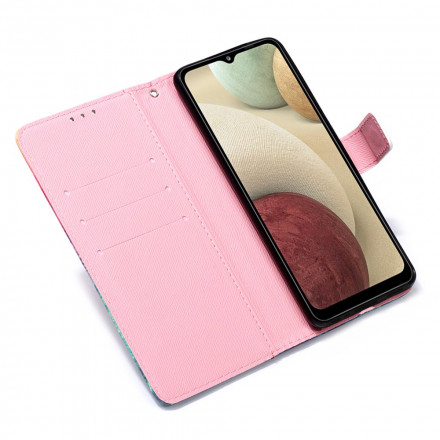 Housse Samsung Galaxy A12 / M12 Papillons Rouges Housse Samsung Galaxy A12 / M12 Papillons Rouges