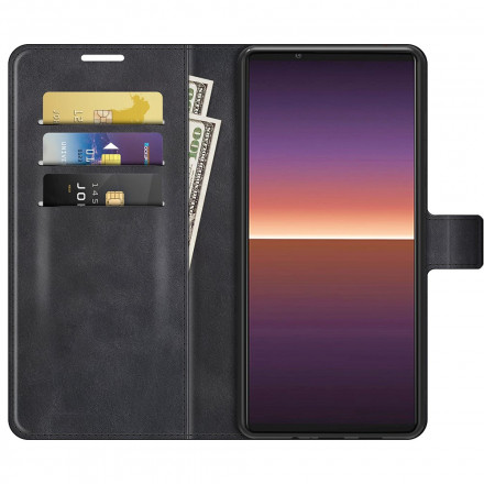 Housse Sony Xperia 1 III Effet Cuir Slim Extrême Housse Sony Xperia 1 III Effet Cuir Slim Extrême
